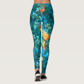 Een fee in de tuin serie ontwerp 11 leggings (Achterkant)
