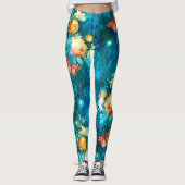 Een fee in de tuin serie ontwerp 11 leggings (Voorkant)