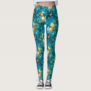 Een fee in de tuin serie ontwerp 11 leggings