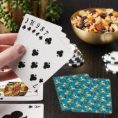 Een fee in de tuin serie ontwerp 11 pokerkaarten (Insitu)
