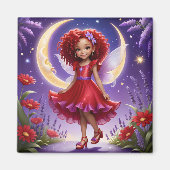 Een fee - rode magneet (Voorkant)