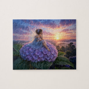 Een fee verwelkomt de dageraad  legpuzzel