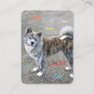 Een feel-good briefkaart plaatskaartje