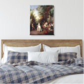 Een feest canvas afdruk (Insitu (Slaapkamer))