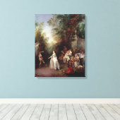 Een feest canvas afdruk (Insitu (Houten vloer))