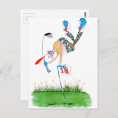 Een feest - Golf, Tony Fernandes Briefkaart (Voorkant / Achterkant)