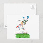 Een feest - Golf, Tony Fernandes Briefkaart (Voorkant / Achterkant)