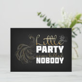 Een feest heeft niemand vermoord kaart (Staand voorkant)