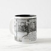 Een feest om de Hervorming te vieren Tweekleurige Koffiemok (Voorkant links)