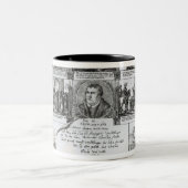 Een feest om de Hervorming te vieren Tweekleurige Koffiemok (Center)