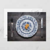 Een feest past bij een koning! briefkaart (Voorkant / Achterkant)