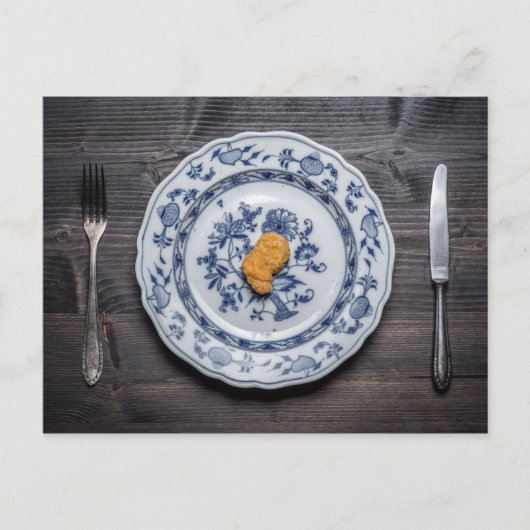 Een feest past bij een koning! briefkaart (Voorkant)