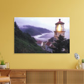 Een feestdag aan de kust van Oregon bij de Heceta Canvas Afdruk (Insitu (Woonkamer))