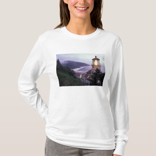 Een feestdag aan de kust van Oregon bij de Heceta T-shirt (Voorkant)