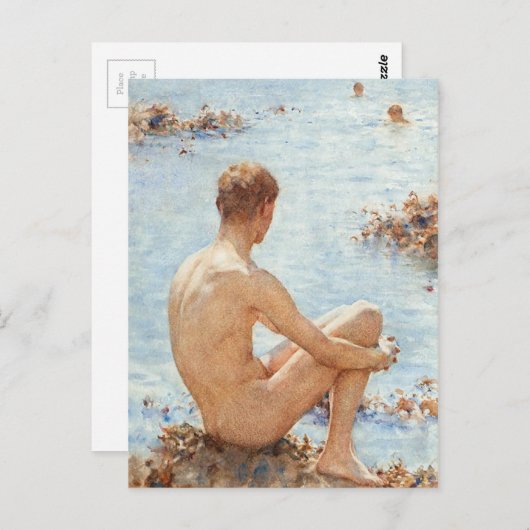 Een feestdag briefkaart (Voorkant / Achterkant)