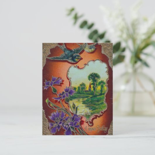 Een feestdag briefkaart (Staand voorkant)