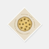 Een feestdag, eenvoudig een koekje. servet (Hoek)