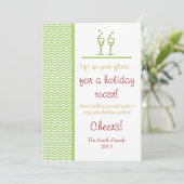 Een feestdag feestdagenkaart (Staand voorkant)