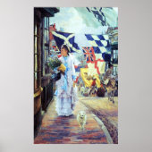 Een feestdag in Brighton ~ James Tissot ~ Fine Art Poster (Voorkant)