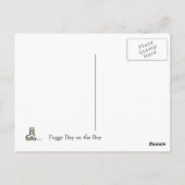 Een feestdag op de baai briefkaart (Achterkant)