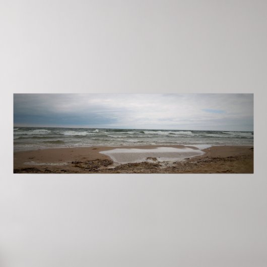 Een feestdag op het strand poster (Voorkant)