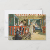 Een feestdag van Carl Larsson Bedankkaart (Voorkant)
