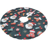 Een feestelijk tapijt en kerstsfeer kerstboom rok (Gekanteld)