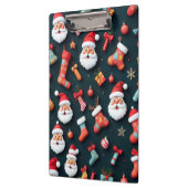 Een feestelijk tapijt en kerstsfeer klembord (Links)