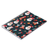 Een feestelijk tapijt en kerstsfeer notitieboek (Linkerzijde)