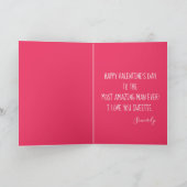 Een feestelijke dag van de Valentijn voor hem Feestdagen Kaart (Binnen)