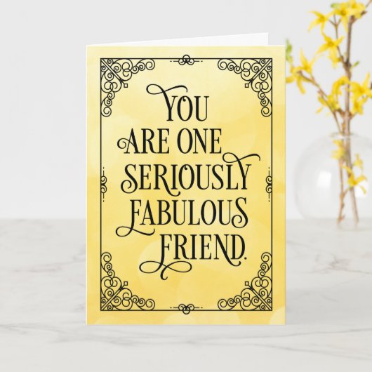 Een feestelijke feestdag. kaart (Gele Bloem)