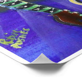 Een feestelijke heks brew poster (Hoek)