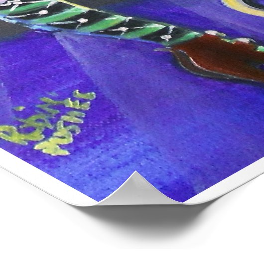 Een feestelijke heks brew poster (Hoek)