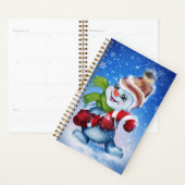 Een feestelijke sneeuwman planner (Display)