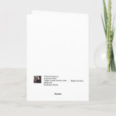 Een feestelijke toost feestdagen kaart (Achterkant)