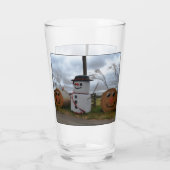 Een feestkerst glas (Achterkant)