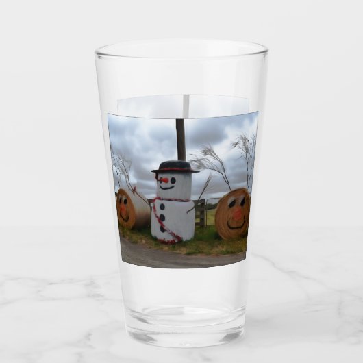 Een feestkerst glas (Voorkant)