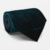 Een fel blauw dier, een majestueus wezen stropdas (Opgerold)