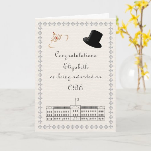 Een felicitatie kaart (Gele Bloem)