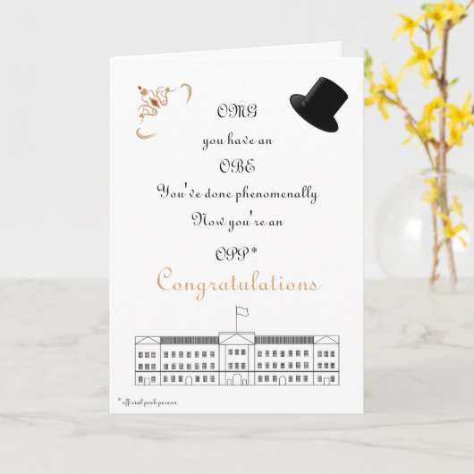 Een felicitatie kaart (Gele Bloem)