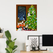 Een felle kerstPoster Poster (Thuiskantoor)