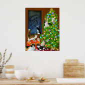 Een felle kerstPoster Poster (Keuken)