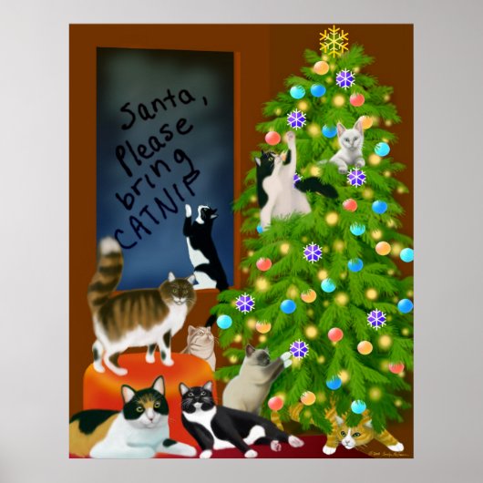 Een felle kerstPoster Poster (Voorkant)
