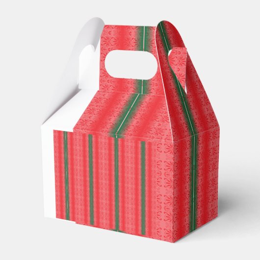 Een felrode appel zit op een effen wit oppervlak. bedankdoosjes (Achterkant)