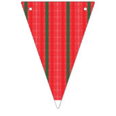 Een felrode appel zit op een effen wit oppervlak. vlaggetjes (Derde vlag)