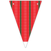 Een felrode appel zit op een effen wit oppervlak. vlaggetjes (Tweede vlag)