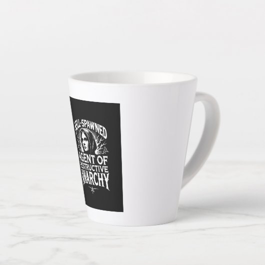 Een feministisch icoon uit de hel latte mok (Rechterhoek)