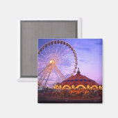 Een ferris wiel en carrousel bij de marine pier in magneet (Voorkant / Achterkant)