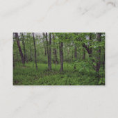 Een fervenbed rond bomen visitekaartje (Achterkant)