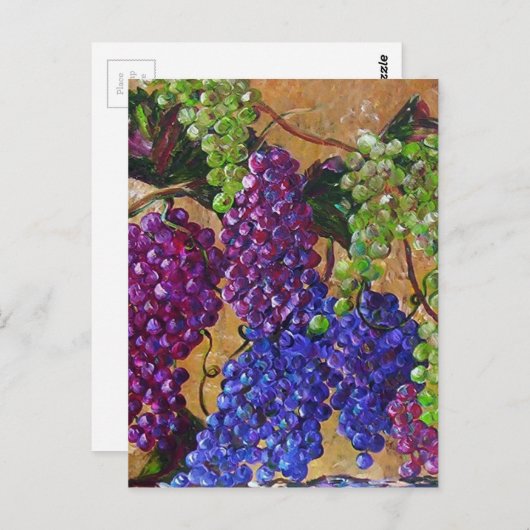 Een festival van Druiven Briefkaart (Voorkant / Achterkant)